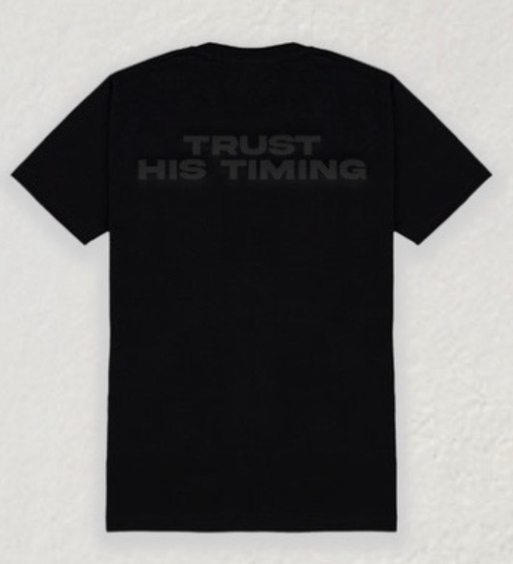 Trust His Timing Short sleeve t-shirt